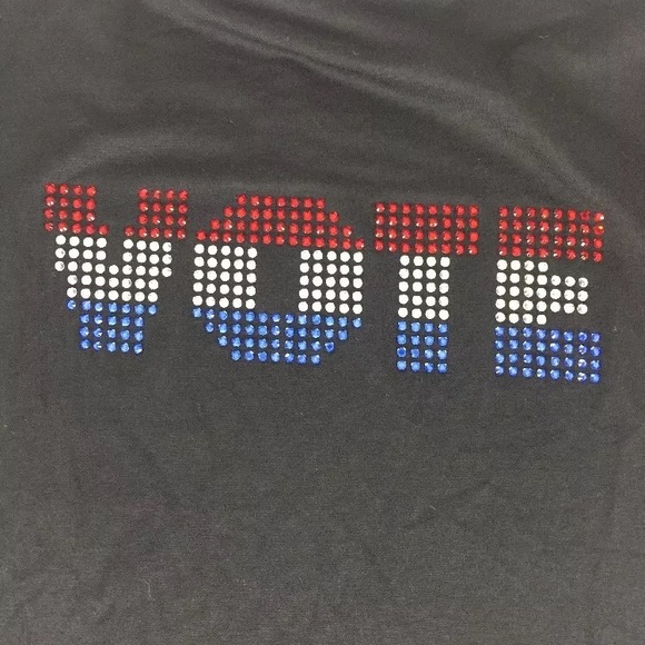 luna chix red white and blue vote t-shirt women - Picture 2 of 4